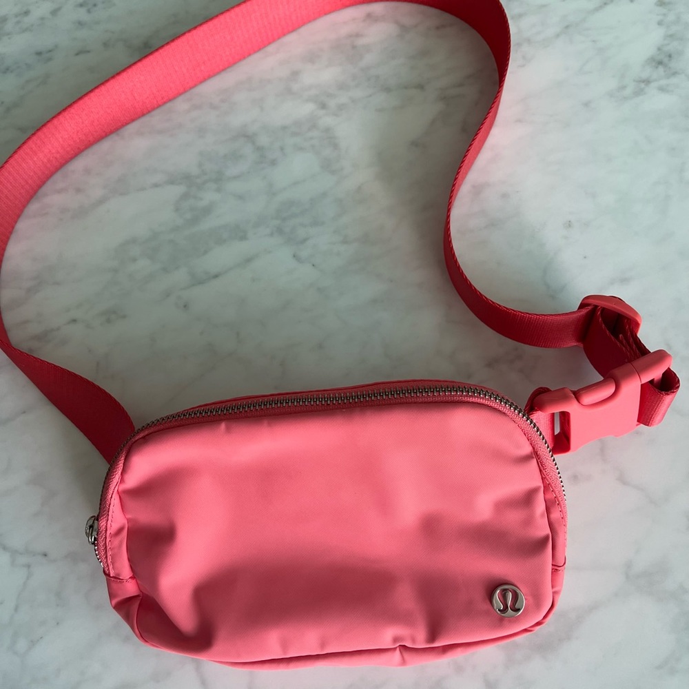 Lululemon Everywhere Belt Bag - Raspberry Cream/Coral - NWOT
